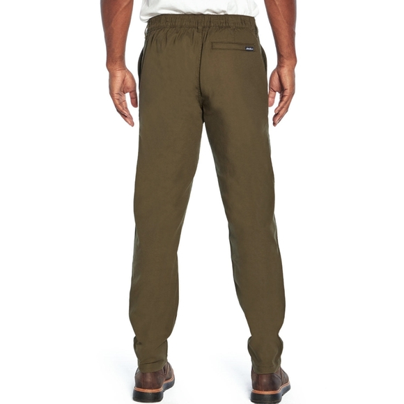 NWT Eddie Bauer Mens 36 X 32 Ripstop Casual Comfort Pants Asphalt & Olive Night - Picture 6 of 11